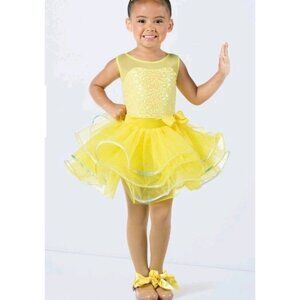 Weissman Wiggle Wiggle Wiggle Wiggle Wiggle Girls Size IC Us 7/8 Dance Costume